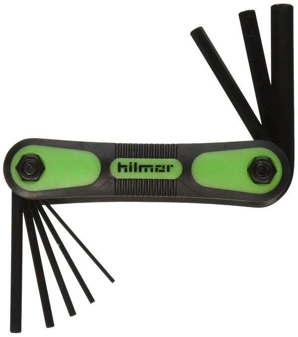 Hilmor 1891472 Hex Key Folding Set, Metric