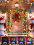 C9 25Ft 26 C9 Bulbs, LED Christmas Lights Outdoor Outdoor Christmas Decorations String Light Waterproof with LED