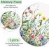 Flower Ergonomic Mouse Pad with Wrist Rest, Non-Slip PU Base, Cute Office Desk Decor, Gaming Mouse Pad with Wrist