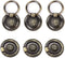 YankMooM Antique Drawer Pulls Bronze Dresser Pull Rings Round Drawer Handles Vintage