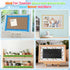 Bulletin Board Border Trim Spring Borders Colorful Summer Blue Ocean Hot Air Balloon Rainbow Removable Blackboard