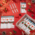 Sayglossy 36 Sets Glitter Christmas Pens Gifts Bulk Christmas Employee Appreciation Gifts Ballpoint Pens with Thank You