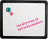 Lorell Magnetic Dry-Erase Board, 1"x15-7/8"x12-7/8", Black (LLR80664)