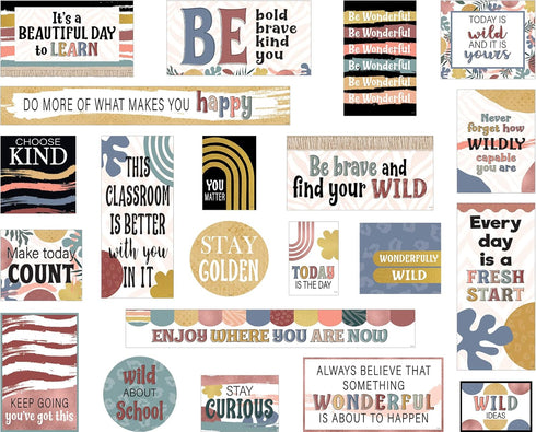Teacher Created Resources Wonderfully Wild Mini Bulletin Board
