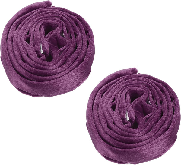 PATIKIL 4.9ft Chandelier Chain Cord Cover, 2 Pcs Velvet Cloth Fabric Chain