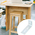 4 18/25" 2 PATIKIL Adjustable L Bracket with Slot, Pcs Floating Shelf Bracket Right Angle Corner Braces L-Shape Corner