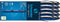 Schneider One Hybrid C Rollerball Pen, 0.5 mm Conical Tip, Black Ink, Light Blue Barrel, Box of 10 Pens (183201)