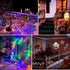 88FT 240LED Connectable String Lights Indoor Outdoor Clear Wire, Warm WhiteMulticolor Christmas String Lights, Plug