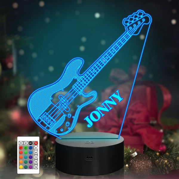 Anywin Guitar Custom Night Lights, 16 LED Colors Changing Lighting, Guitar Acrylic
