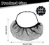 Gabrella 100 Pcs Disposable Beard Nets Food Service, Breathable Nylon Hair Nets for Food Service Workers, Nylon