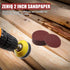 120 Pcs 2 Inch Sandpaper 240 Grit, Hook and Loop Sanding Disc for Sanders Drill Grinder Rotary Tools