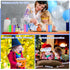40 Pcs 110ml Clear Test Tubes with Lids - Plastic Candy Tube for Science Party and Storage