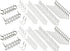 Right-Arrange Peg Board Hooks for Hanging Tools, Assortment x2 Tool Organization Accessories Kit