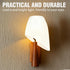 ZUDKSUY 6 1.57" Pcs White Horseshoe Lamp Shades (U-Shade) with Hole, PE Plastic Shade for Table Lamp & Pendant Light