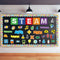 STEAM Bulletin Board Decorations – STAEM Science Bulletin Board Welcome Cutouts for Classroom Decor