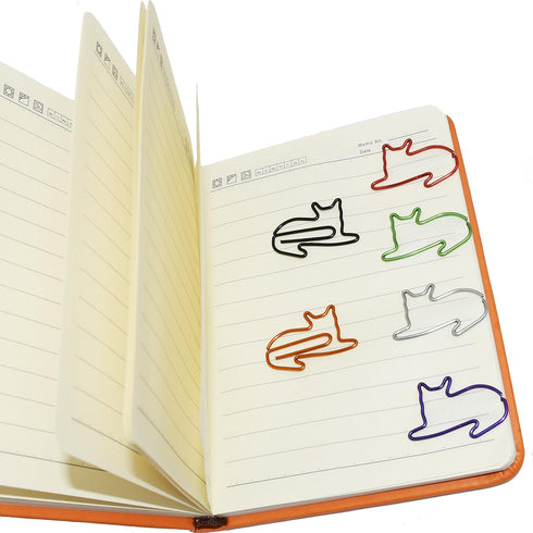 Cat Paper Clips - Cute Desk Accessories, Small Office Supplies Gifts for Cat Lovers