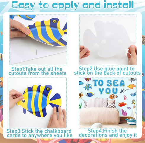 Bulletin Board Decorations Summer Cutouts Under The Sea Beach Classroom Decor for School and Office Supplies