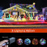 320 8 FUNIAO (New Christmas Decoration Lights, LED Waterproof String Lights with Star Topper, Light Modes for Christmas