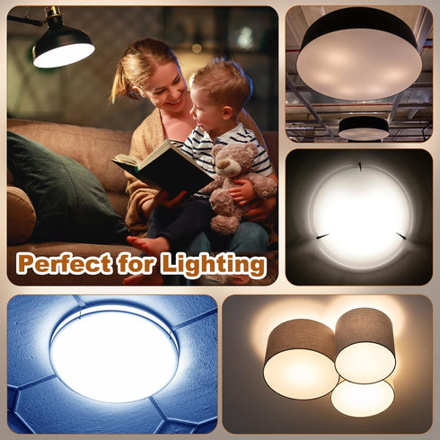 8.5" 2mm PATIKIL Diameter Lampshade Diffuser, Thick Round Diffuser Sheet for Drum Lampshades, Pendants Light, DIY Light