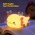 UNEEDE Axolotl Night Light for Kids, Animal Silicone Nursery Night Lamp, Rechargeable Table Lamp Bedside Lamp, Cute