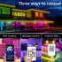 200 GUPUP FT LED Strip Lights,Color Changing LED Lights for Bedroom,Built-in-Mic,Music Sync Tape Lighting,Phone Smart