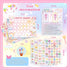 underbartliv 17 Set, 5 Potty Training Chart for Girls, PCS Potty Training Sticker Chart Fantasy Themes Potty Chart