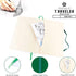 Pentalic Pocket Sketchbook Traveler Journal, 6" x 8", 160 Pages, Green