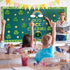 St. Patrick Shamrock Bulletin Board, 121P Classroom Decor with Clover Gold Rainbow Stockpot Cutouts for Home