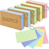ANSTEEP 500PCS Colored Index Cards, 3x5 Inches Flash Cards with Ring, Lined on