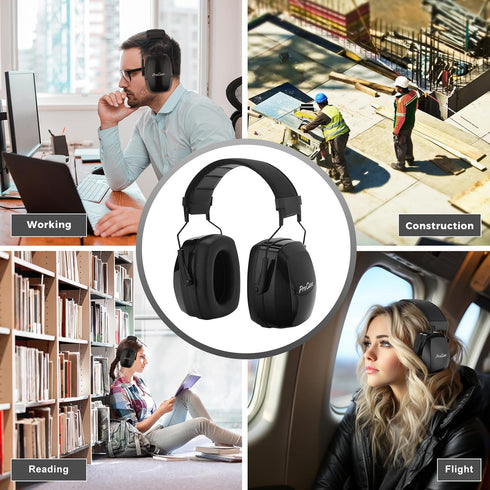 ProCase Noise Reduction Safety Ear Muffs, NRR 32dB Noise Cancelling Ear Protection Headphones, Hearing Protection Ear