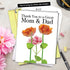 Huge Thank You Card NobleWorks (8.5 x 11 Inch) Relative Appreciation Gift - Thank You To A Great Mom and Dad J9105
