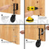 4" Heavy Duty Spring Loaded Gate Caster, Drag Gate Wheels with 360° Swivel for Wooden and Metal Gates