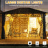 600 20Ft 10Ft echosari LED Curtain Lights Plug in, x Connectable Dual Color Changing Fairy Lights Curtain Outdoor