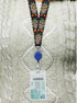 Lucky Line Lanyard with Swivel Snap, Sugar Skull Design (C210), 17 ¼” Long, ¾” Wide