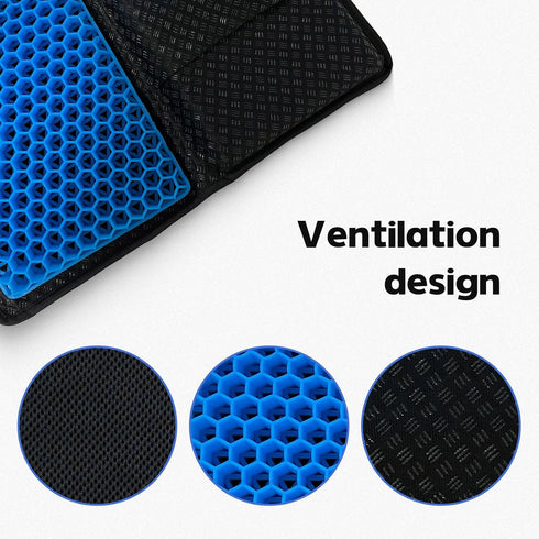 DZHPSRSZ 14 9.6 Inches x Portable Cooling Gel Seat Cushion,Gel Seat Cushion for Long Sitting