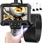 Endoscope Camera with Light, IP67 Waterproof Borescope, 8 Adjustable LED Lights, 4.3" LCD Screen, HD 1080P