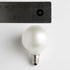(10 G40 1.6" Bulbs Hometown Evolution, Inc. White Pearl Outdoor Patio Globe String Lights Foot, White Pearl - Black