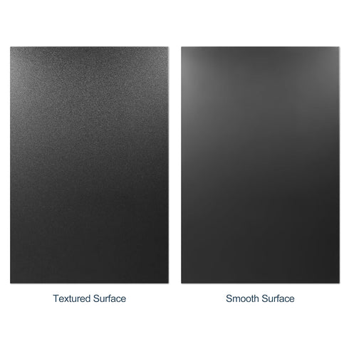 Pack of 4 ABS Plastic Sheet 12" x 16" x 0.060" Thick, Black Moldable for Robotics Competition