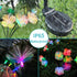 2 Pack JJGoo Solar Garden Lights, Solar Flower Swaying Light for Outside, New Upgraded Outdoor Waterproof Light
