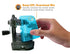 Bostitch Office Multi-Mount Manual Pencil Sharpener, Blue (MPS2-BLUE) - Vacuum or Screw Mount