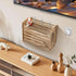 14.9 9.8 5.6 Wooden Router Shelf Wall Mount WiFi Router Storage Box Modem Cable Router Cover Organized Power Strip