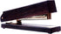 HOYUJI Woodgrain Black Stapler, Marbled Woodgrain Stapler, Elegant Modern Accessory for Stylish Desks, Rose Gold