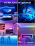 16.4ft RGB LED Lights for TV, Music Sync Bluetooth APP & Remote Control, USB Powered Backlights for 50-75in Gaming