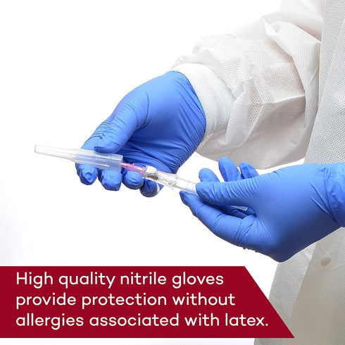 Dealmed Nitrile Medical Grade Exam Gloves, Disposable, Latex-Free, Medium, 200 ct.