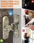 90/180 Degree Barn Door Lock, Small Flip Gate Latches Hardware, Door Security Sliding Door Latch Lock fo Cabinets, Barn Door, Bathroom, Gardenr Doors (Bronze-1Pc)