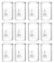 EISCO 12PK Heavy Duty Beakers, 50ml - 5mm Thick, Uniform Walls - Superior Durability & Chemical Resistance -