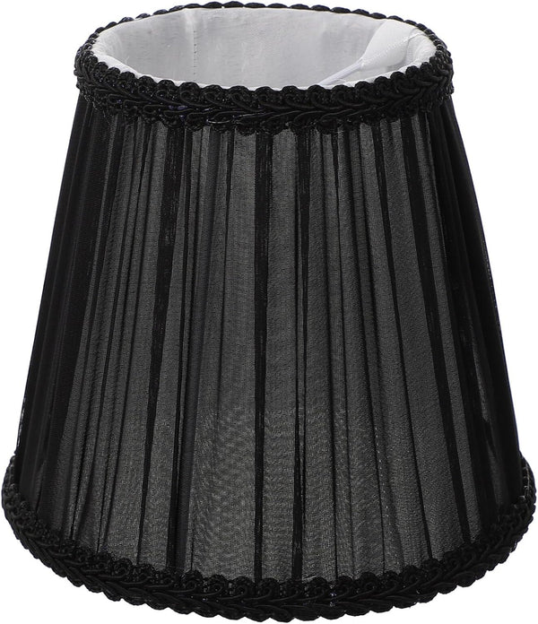 Holibanna Clip-on Cloth Lampshade Cover for Chandelier Table and Floor Lamps 5.70X5.70X5.11