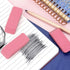 Tamaki Pink Pencil Erasers for Drawing, Large Artist Eraser, Pack of 6