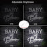 Jannisa Decorations,14.4''X12.5'' Dimmable Baby in Bloom Neon Sign for Baby Shower White LED Neon Lights Sign,USB