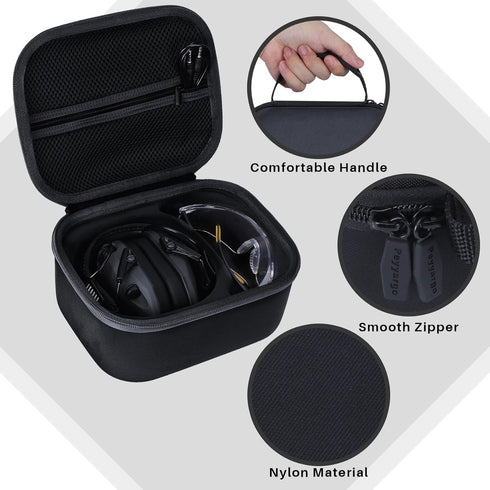 Storage Case Compatible with Walker's Razor Slim Shooting Hearing Protection Electronic Earmuffs